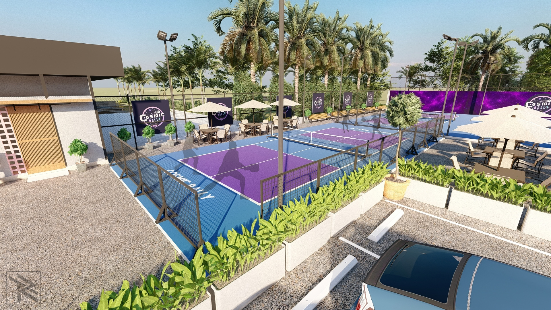 Outdoor Court 4 at Cosmic Rally, Legazpi City